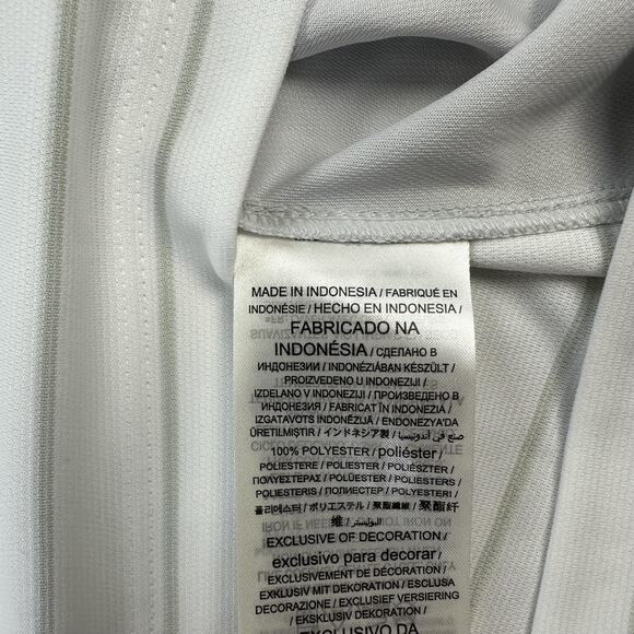 Clemson Tigers Polo Shirt Mens XL White Gray NCAA Football Nike Dri-FIT On Field - Picture 9 of 12